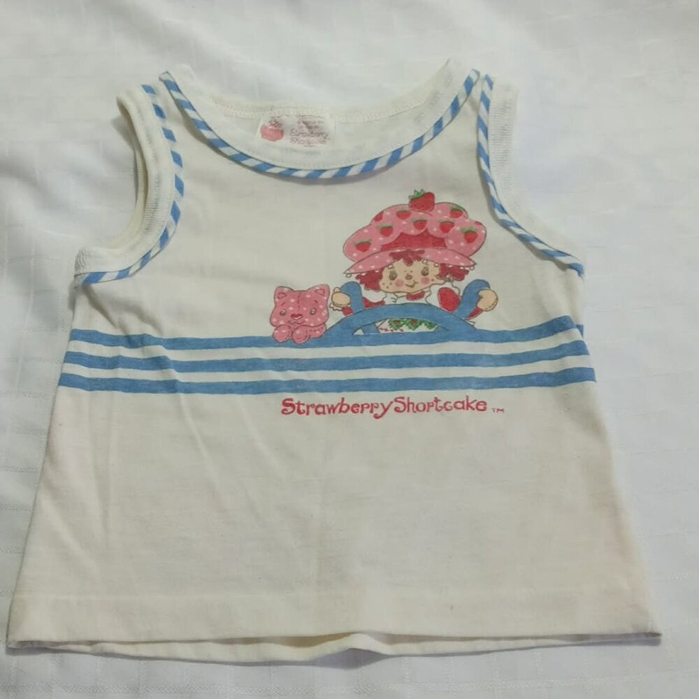 Vintage Strawberry Shortcake camisole, 1977
